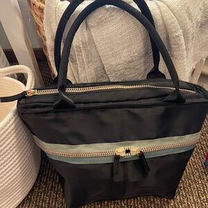 Lunch Bag With Green & Gold